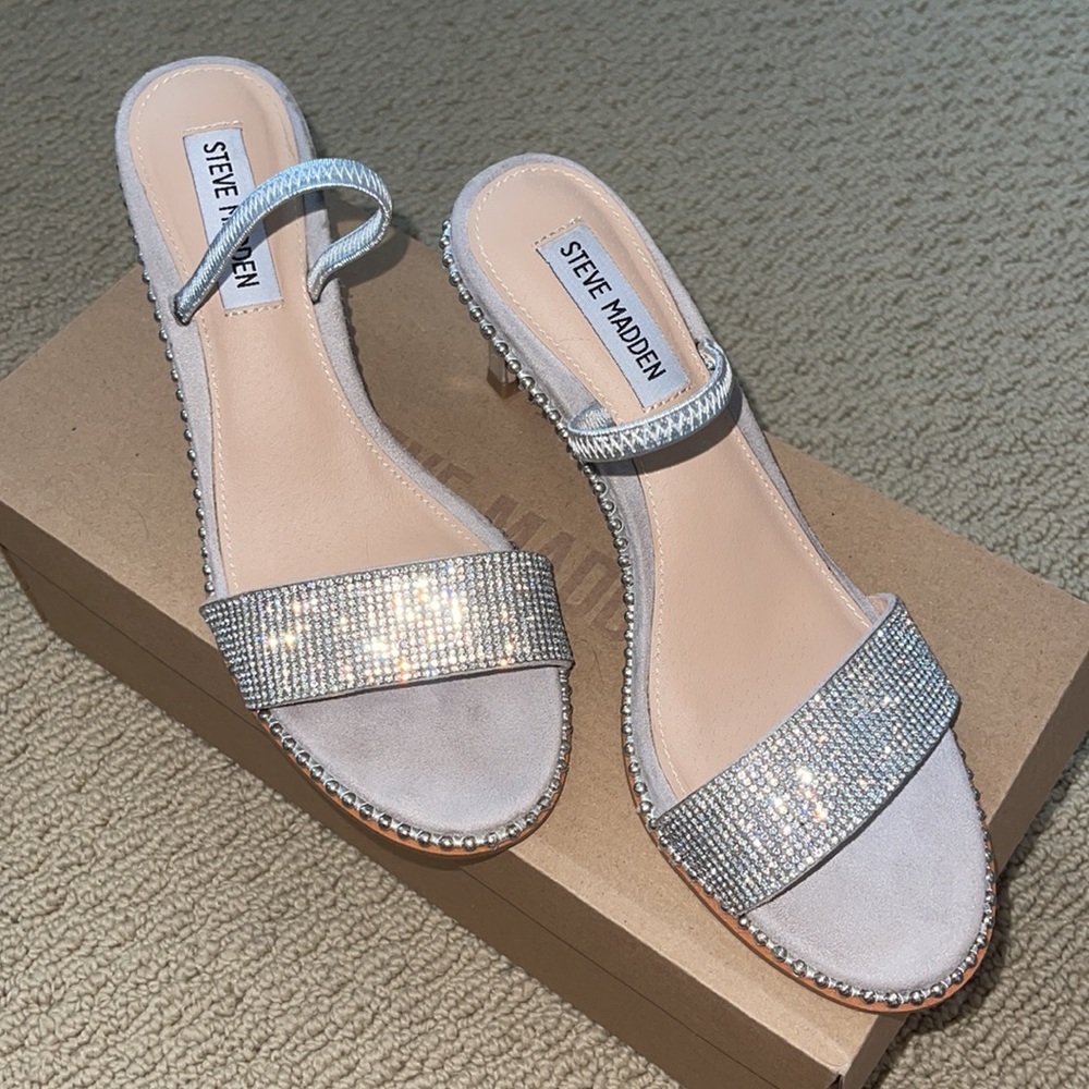 Steve Madden Rhinestone Heels✨ - Picture 2 of 6